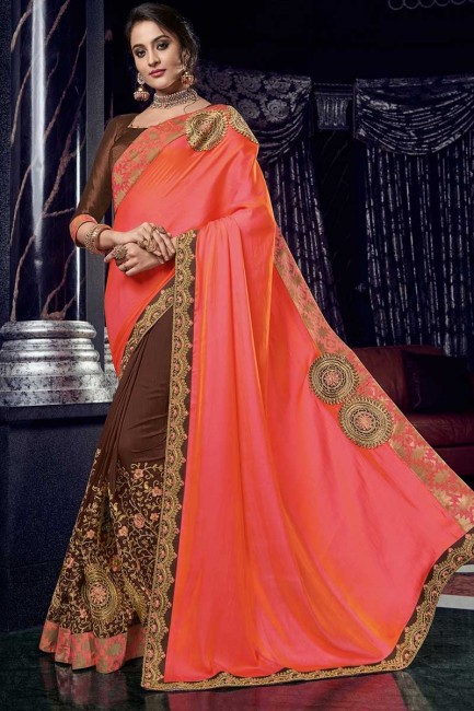 multi two tone silk fabrics and silk fabrics saree