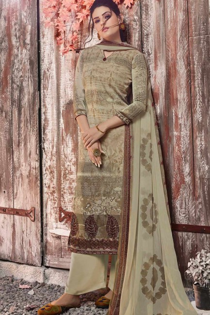 Crepe Palazzo Suits in pista with Crepe