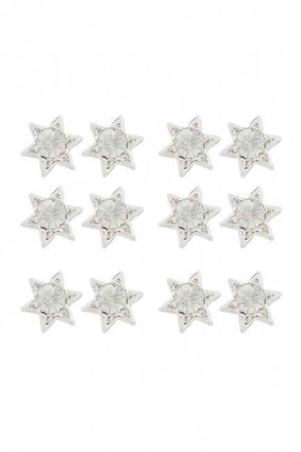 American Diamond Silver Earrings