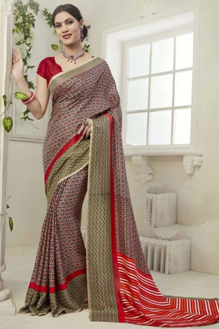 Adorable Multi Art Silk Saree