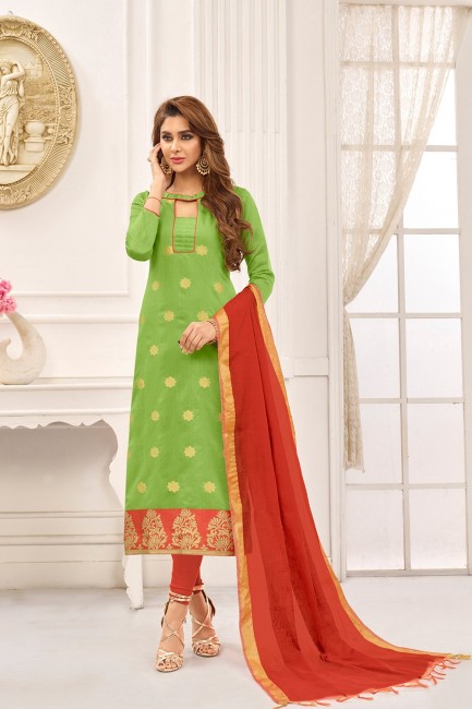 Cotton Green Churidar Suits in Cotton