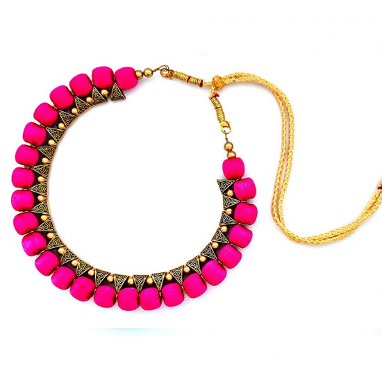 Rani Pink Beads Necklace