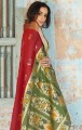 Red color Silk Handloom South Indian Saree