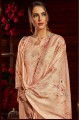 Cotton Palazzo Suit in Peach with Cotton