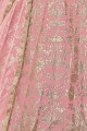 Dusty pink Silk Lehenga Choli