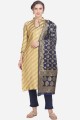 Stunning Gold color Jacquard Palazzo Suit