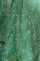Silk Mint Green Lehenga Choli in Embroidered