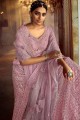 Alluring Pink Soft net Bridal Lehenga Choli
