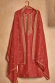 Adorable Red Cotton Palazzo Pant Palazzo Suit