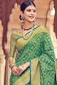 Impressive Silk Green Saree with Blouse