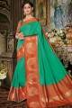 Art silk Saree in Green