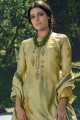 Latest Printed Pashmina Green Palazzo Suit
