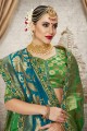 Classy Green Silk saree