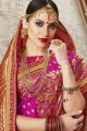 Ravishing Majenta Silk saree