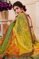 Designer Multi Yellow Khushi Brasso saree