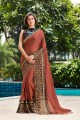 Light Brown Art Silk saree