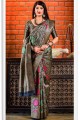Latest Ethnic Black Banarasi Silk saree