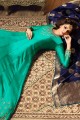 Rama Green Anarkali Suits with Satin Georgette Satin Georgette