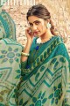 Cotton Palazzo Suits in Green Cotton
