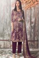 Indian Ethnic Multicolor Crepe Palazzo Suits in Crepe