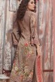Light Brown Crepe Palazzo Suits with Crepe