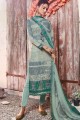 Indian Ethnic sea Green Crepe Pallazzo Pant Palazzo Suits with Crepe
