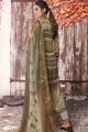 Traditional Grey Crepe Pallazzo Pant Palazzo Suits in Crepe
