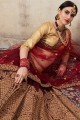 Gorgeous Maroon Art silk Lehenga Choli