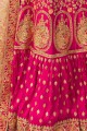 Traditional Rani pink Silk Lehenga Choli