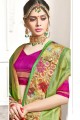 Ravishing Green color Art Silk saree