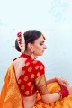 Delicate Yellow Banarasi Art Silk saree