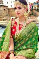 Traditional Green Banarasi Art Silk saree