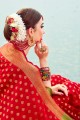 Appealing Red Banarasi Art Silk saree