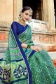 Ravishing Green Super Net Cotton saree