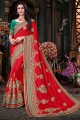 Appealing Red Art Silk saree