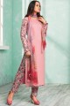 Light Pink Cotton Salwar Kameez
