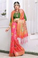 Fashionable Fuschia Pink Banarasi Art Silk saree