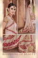 Indian Ethnic Beige Art Silk saree