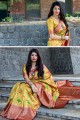 Appealing Yellow Art Silk saree