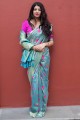 Ravishing Sky Blue Kanjivaram Art Silk saree