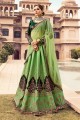 Indian Ethnic Light Green Art Silk Lehenga Choli