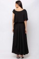 Black Cotton Gown Dress