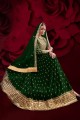 Green Georgette Eid Anarkali Suit in Georgette