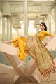 Cotton Eid Palazzo Suit in Yellow Cotton