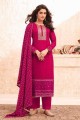 Pink Eid Pakistani Suit with Georgette