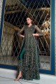 Rama  Anarkali Suit with Net