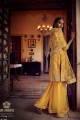Mastard Yellow Sharara Suit in Silk