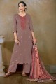 Pastal Pink Palazzo Suit in Cotton