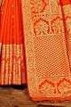 Black Banarasi Saree with Weaving Banarasi raw Silk