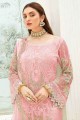 Georgette Pink Palazzo Suit in Georgette